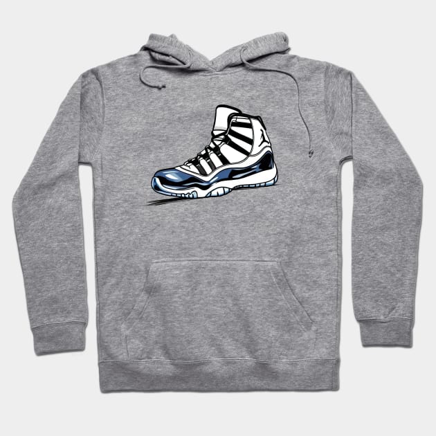 AJ 11s Hoodie by Buff Geeks Art